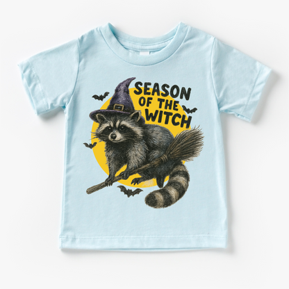Season Of The Witch Racoon Halloween Shirt - Halloween Tee - MU93