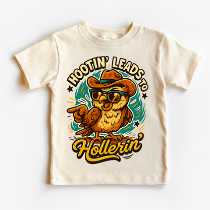 Hootin Leads To Hollerin' Funny Owl Country Western Shirt - Western Tee - MU99