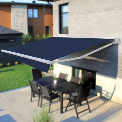 Multiple Awnings Brasilia Europa Premium Outdoor Electric Retractable Sun Shade Awning With White Frame (SAK63824)