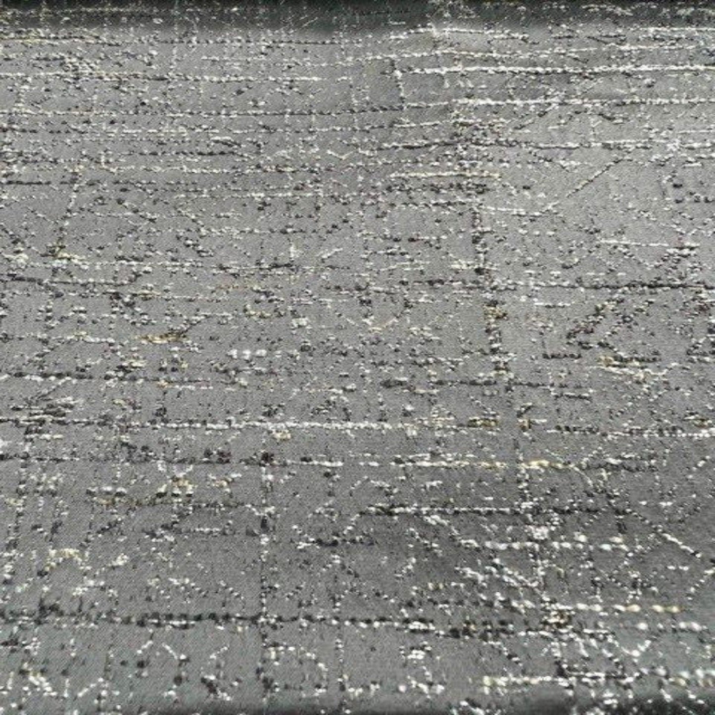 Gray Mumbai Sparkling Jacquard - Custom Tablecloths