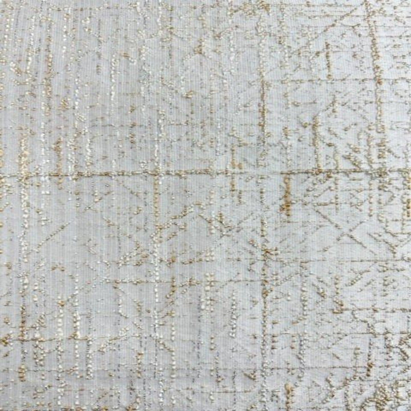 Ivory Mumbai Sparkling Jacquard - Custom Tablecloths