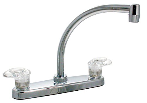 Phoenix Faucets PF221302 Kitchen Faucet, 8 in. Hi-Arc, 2 Lever | Faucets | Kitchen + Metal