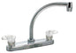 Phoenix Faucets PF221302 Kitchen Faucet, 8 in. Hi-Arc, 2 Lever | Faucets | Kitchen + Metal