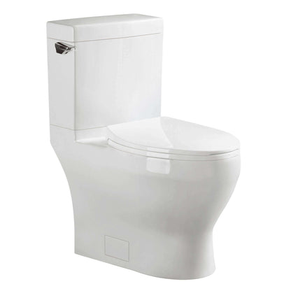 Fine Fixtures MTTB15W Two-Piece Toilet – ADA 1.28 GPF Elongated White