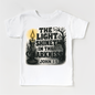 The Light Shineth In The Darkness Shirt - Christian Tee MZ26