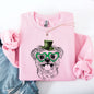 Maltese, Adorable Dog, St Patrick's Day, Lucky, Irish Sweatshirt