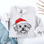 Maltese, Santa, Dog, Christmas, Dog Lover, Pet Sweatshirt