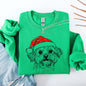 Maltese, Santa, Dog, Christmas, Dog Lover, Pet Sweatshirt