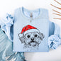 Maltese, Santa, Dog, Christmas, Dog Lover, Pet Sweatshirt