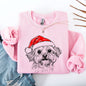 Maltese, Santa, Dog, Christmas, Dog Lover, Pet Sweatshirt