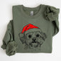 Maltese, Santa, Dog, Christmas, Dog Lover, Pet Sweatshirt