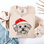 Maltese, Santa, Dog, Christmas, Dog Lover, Pet Sweatshirt