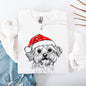 Maltese, Santa, Dog, Christmas, Dog Lover, Pet Sweatshirt