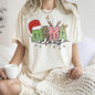Mama Claus, Santa, Plaid, Leopard Print, Christmas, Comfort Colors, Tshirt