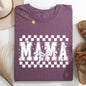Mama, Checkered, Bow, Ribbon, St Patrick's Day, Shamrock, Clover, Lucky, Leprechaun Tshirt Comfort Colors T-Shirt