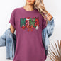 Mama, Christmas Fun, Reindeer, Hot Chocolate, Cake Tshirt Comfort Colors T-Shirt