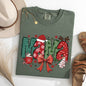Mama, Christmas Fun, Reindeer, Hot Chocolate, Cake Tshirt Comfort Colors T-Shirt