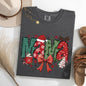 Mama, Christmas Fun, Reindeer, Hot Chocolate, Cake Tshirt Comfort Colors T-Shirt
