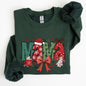 Mama, Christmas Fun, Reindeer, Hot Chocolate, Cake Sweatshirt