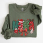 Mama, Christmas Fun, Reindeer, Hot Chocolate, Cake Sweatshirt