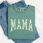 Mama, Colorful Shamrocks, St Patrick's Day, Shamrock, Clover, Lucky, Leprechaun Tshirt Comfort Colors T-Shirt