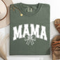 Mama, Green Bow, St Patrick's Day, Shamrock, Clover, Lucky, Leprechaun Tshirt Comfort Colors T-Shirt