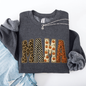 Mama, Halloween Pattern, Leopard Print, Checkered, Pumpkin Sweatshirt