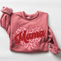 Mama, Leopard Print Hearts, Valentine's Day, Love, Hearts Sweatshirt