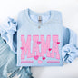 Mama, Love, Valentine's Day, Hearts, Stripes Sweatshirt
