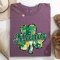 Mama, Painted, St Patrick's Day, Shamrock, Clover, Lucky, Leprechaun Tshirt Comfort Colors T-Shirt