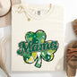 Mama, Painted, St Patrick's Day, Shamrock, Clover, Lucky, Leprechaun Tshirt Comfort Colors T-Shirt