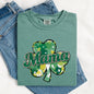 Mama, Painted, St Patrick's Day, Shamrock, Clover, Lucky, Leprechaun Tshirt Comfort Colors T-Shirt