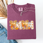 Mama, Pumpkin Pattern, Halloween, Autumn, Fall, Comfort Colors T-Shirt