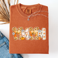 Mama, Pumpkin Pattern, Halloween, Autumn, Fall, Comfort Colors T-Shirt