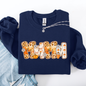 Mama, Pumpkin Pattern, Halloween, Autumn, Fall Sweatshirt