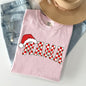 Mama, Red Checkered Christmas Plaid, Santa, Winter, Santa, Xmas Tshirt Comfort Colors T-Shirt