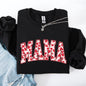 Mama, Valentine's Day, Hearts, Love Sweatshirt