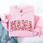 Mama, Valentine's Day, Hearts, Love Sweatshirt