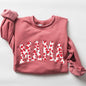 Mama, Valentine's Day, Hearts, Love Sweatshirt