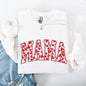 Mama, Valentine's Day, Hearts, Love Sweatshirt
