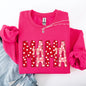 Mama, Valentine's Day, Ribbons, Hearts, Love Sweatshirt