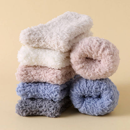 Ultra-Soft Coral Velvet Socks for Women