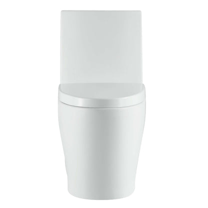 Fine Fixtures MOTB7 Dual Flush One-Piece Toilet – Glossy Biscuit | GS Design Center NJ