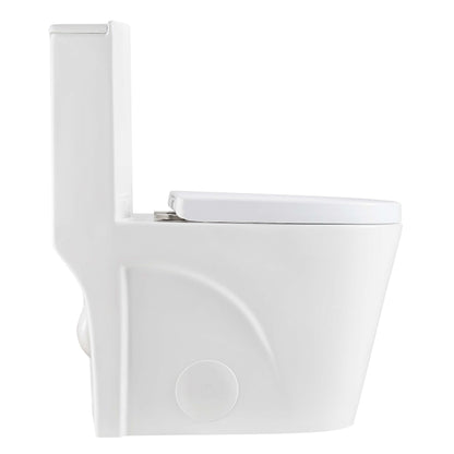 Fine Fixtures MOTB7 Dual Flush One-Piece Toilet – Glossy Biscuit | GS Design Center NJ