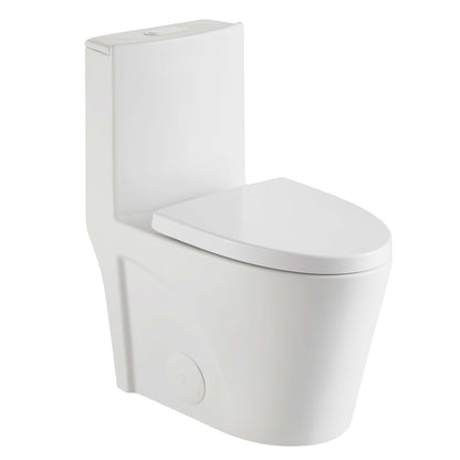Fine Fixtures MOTB7 Dual Flush One-Piece Toilet – Glossy Biscuit | GS Design Center NJ