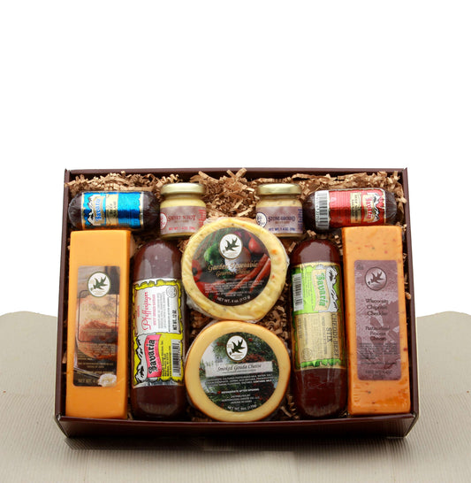 Deluxe Meat & Cheese Assortment Gift Set - meat and cheese gift