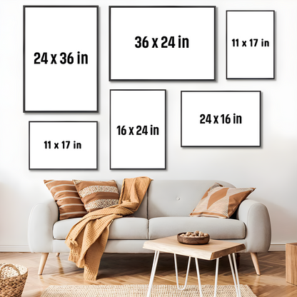 Home With Paw Prints Pet Crossword Puzzle Art - Personalized Horizontal Poster - Gift For Dog Lovers, Cat Lovers, Pet Lovers