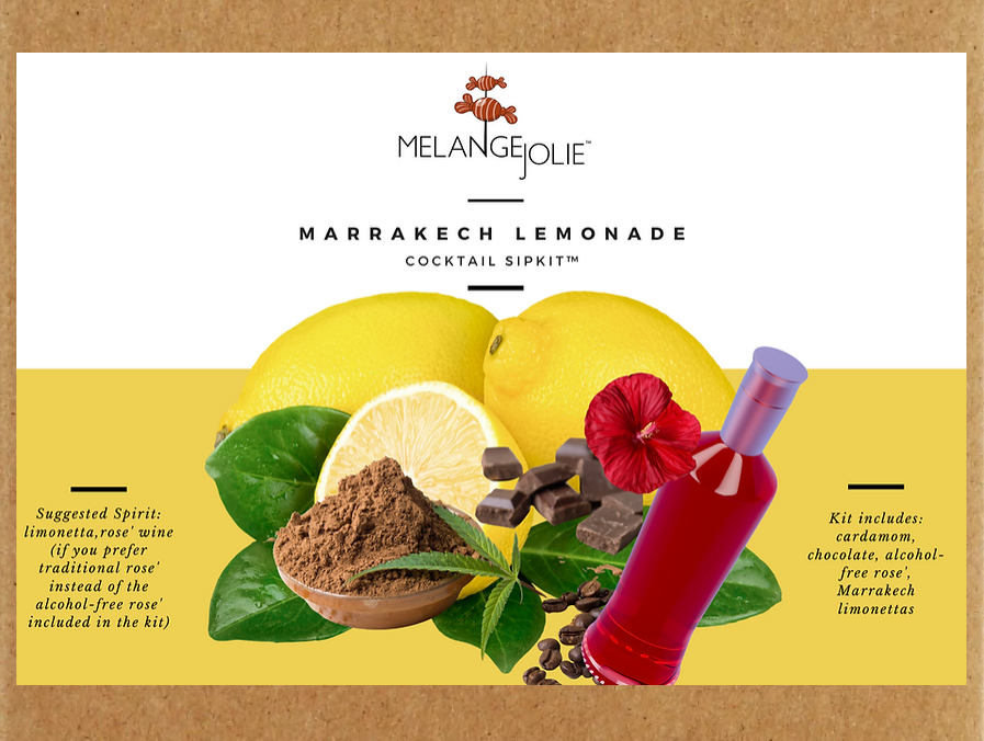Mélange Jolie Marrakesh Lemonade Cocktail SipKit™ (Case of Six) | Cocktail Mix | Under $100 | Kitchen + Metal