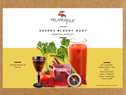 Mélange Jolie Sherry Bloody Mary Cocktail SipKit™ | Cocktail Mix | Under $100 | Kitchen + Metal