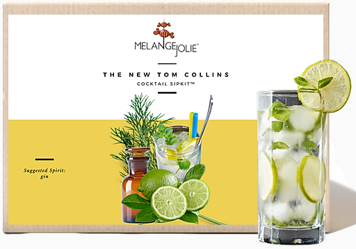 Mélange Jolie The New Tom Collins Cocktail SipKit™ (Case of Six) | Cocktail Mix | Under $100 | Kitchen + Metal